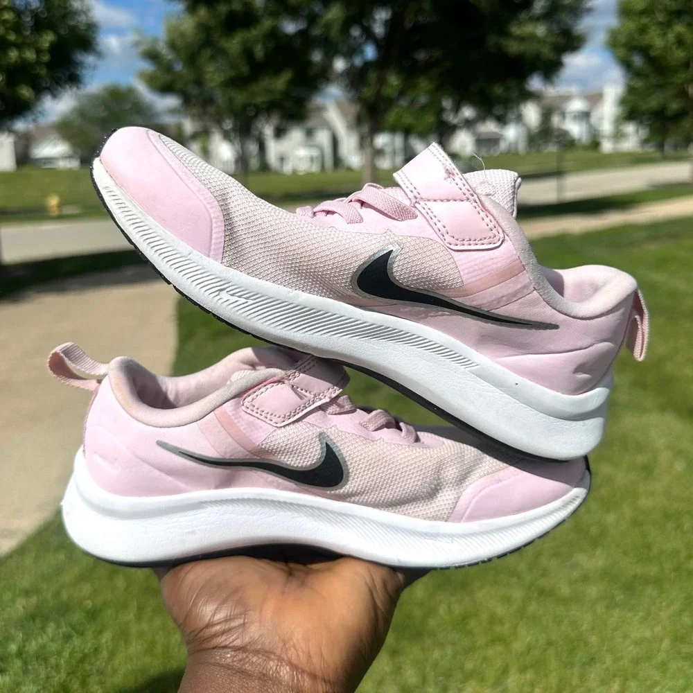 Nike Star Runner 3 Little Kids Shoes Size 2Y Pink Sneakers